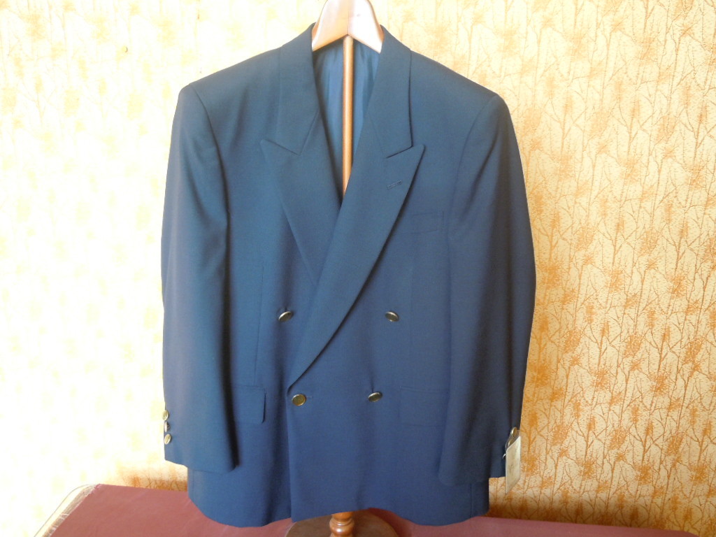 ☆希少新品☆ネイビー系　紺ブレザージャケット　JK　春物　日本製 　AB３