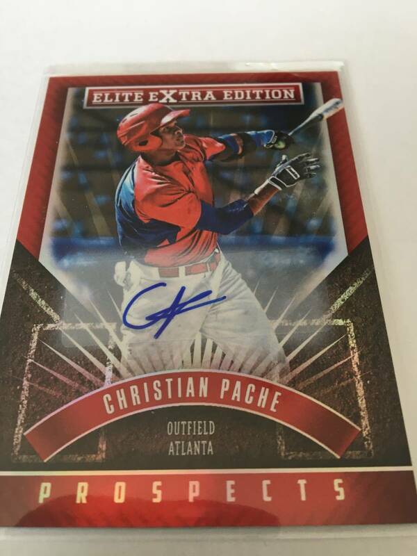 【現Phillies/CHRISTIAN PACHE】 2015 PANINI ELITE EXTRA EDITION AUTO