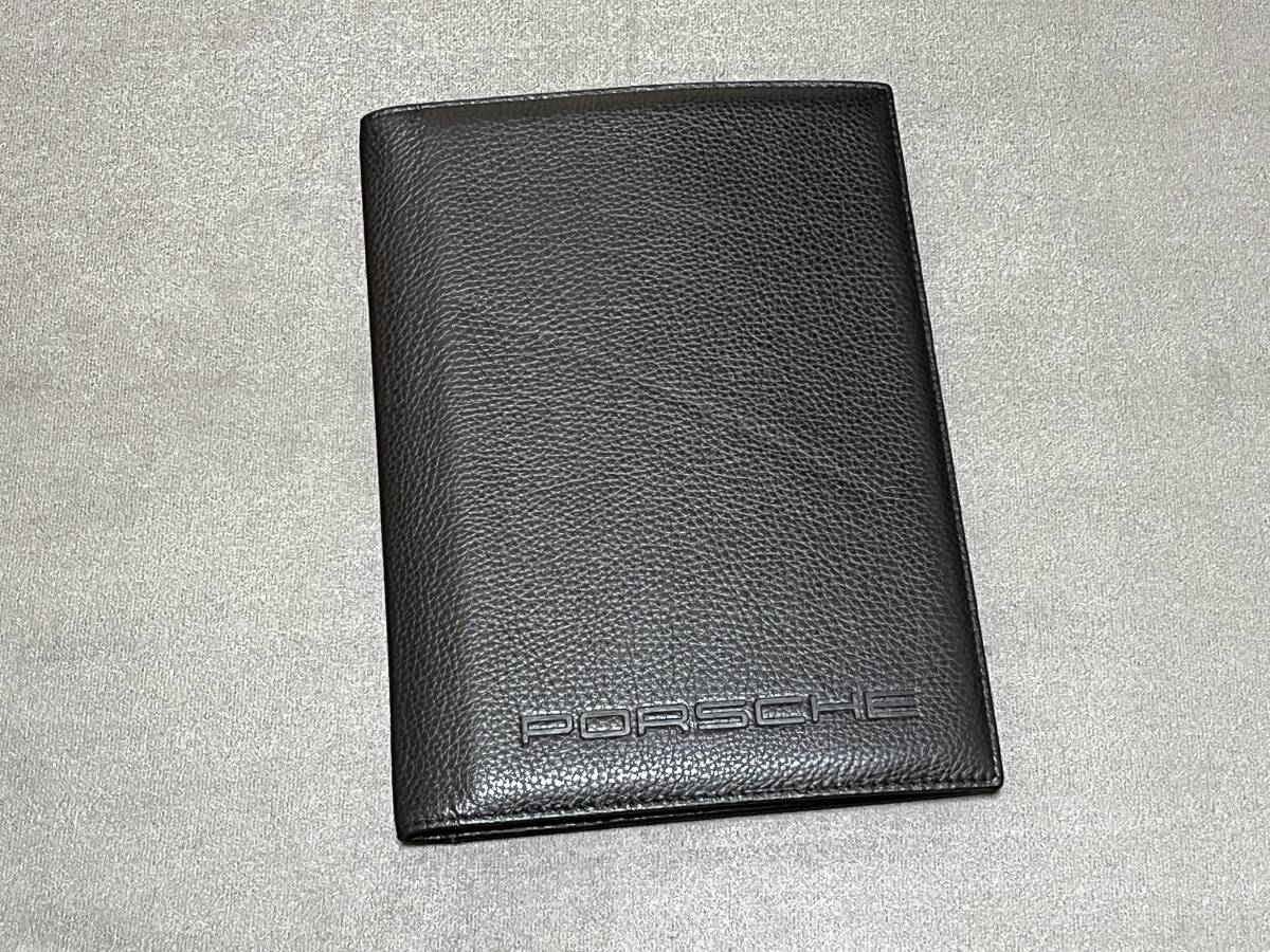 ◆◆◆『ほぼ新品』PORSCHE ポルシェ 純正本革 取扱説明書ケース（車検証入れ）◆◆1990年代 964/993/944/968 等◆◆◆