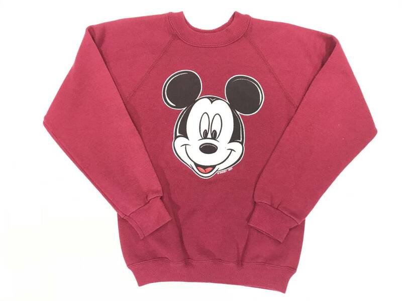 古着 19507 ミッキー 子供 kid's ディズニー disney スウェット オリジナル ビンテージ 80 90 USA vintage