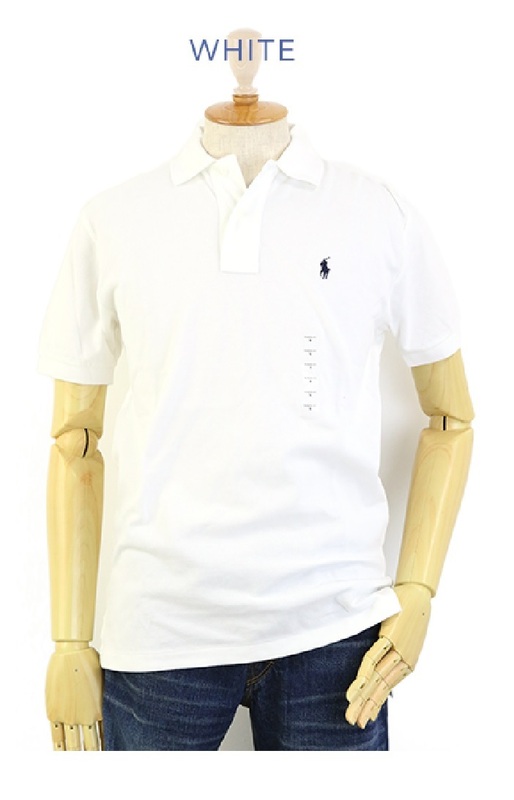 新品 19319 Mサイズ ポロシャツ クラッシック フィット 半袖 カノコ ポロ ラルフ ローレン polo ralph lauren 白