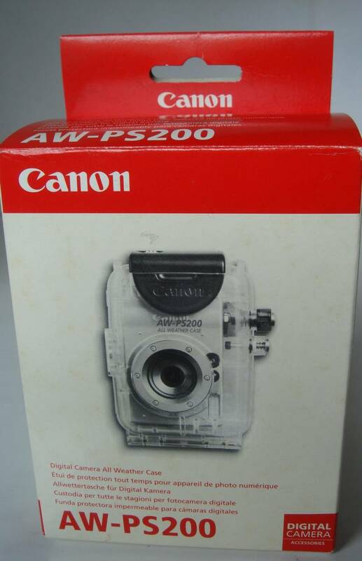 Canon キヤノン オールウェザーケース AW-PS200 IXY DIGITAL用 水中撮影 防水カメラケース デッドストック