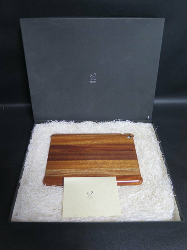  i Pad mini 第1世代　専用木製タブレットカバー　高級材アフリカンマホガニー材　株式会社Sweet D　LIFE　ハンドメイド品
