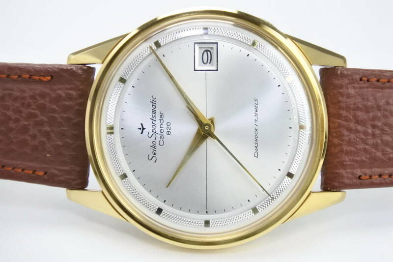 ☆☆☆ 60年代製造 SEIKO スポーツマチックカレンダ ８２０ 17石 紳士自動巻腕時計 デットストック