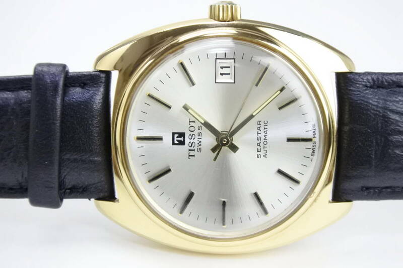 ☆☆☆70年代頃スイス名門　 TISSOT SEASTAR　 自動巻紳士腕時計 　稀少珍品 　美品