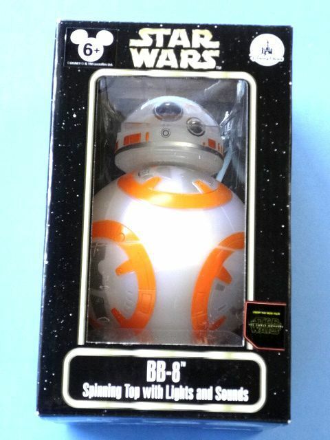 ディズニー 【フィギュア/BB-8】 スターウォーズ フォースの覚醒/スピニングトップ ライト＆サウンド フィギュア★ゆうパック60サイズ