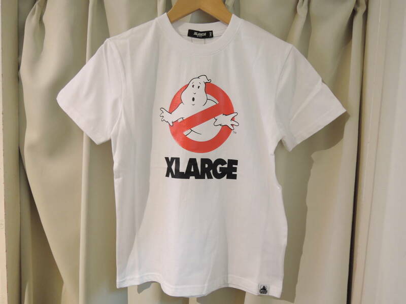  X-LARGE エクストララージ XLARGE Kids【【ゴーストバスターズ】ロゴプリント Tシャツ ホワイト 140 最新人気品 送料込み