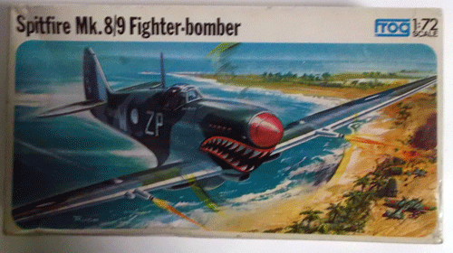 FROG/1/72/SPITFIRE MK.8/9 FIGHTER BOMBER/イギリス空軍スピットファイアMk8/9戦闘爆撃機/未組立品