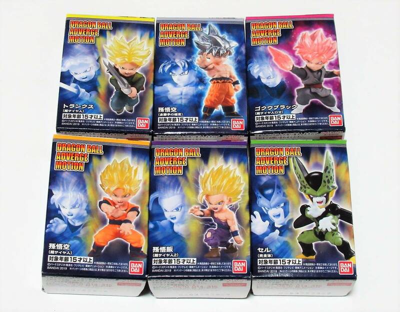 ★新品　食玩　「ドラゴンボールアドバージ モーション１」　全６種セット