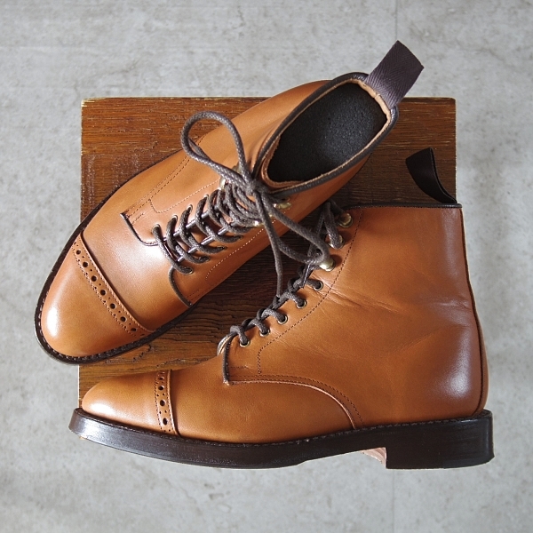 ★美品★トリッカーズ SIZE 6【現行定価￥143,000-★カントリーブーツ/茶】カーフ/メンズ/Tricker's★n152-5