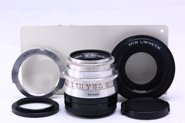 【良品】Meyer-Optik Gorlitz Trioplan 50mm F2.9 バブルボケ M42 メイヤーオプティック トリオプラン 単焦点 オールドレンズ 赤V#16505
