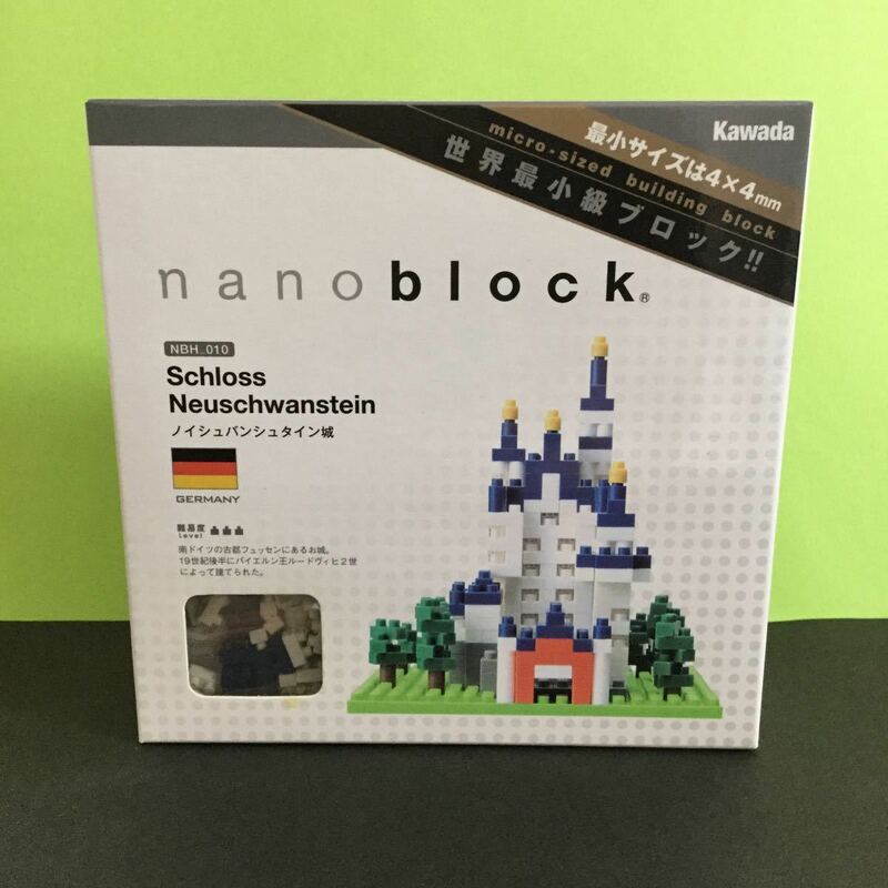 【 ナノブロック 】ノイシュバンシュタイン城 / NBH 010 未開封 / Germany ドイツ / nanoblock nano block / KAWADA カワダ 建物