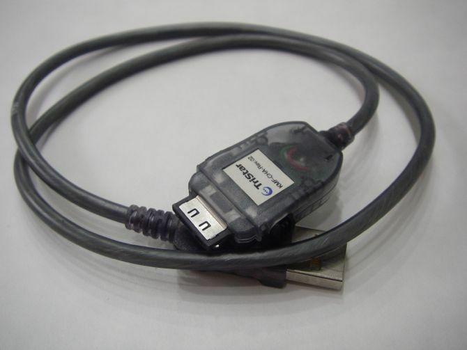 14 貴重！TRISTAR KMF-CHA-Rev.02 USB　dcomo携帯電話ケーブル 中古美品 ガラケー