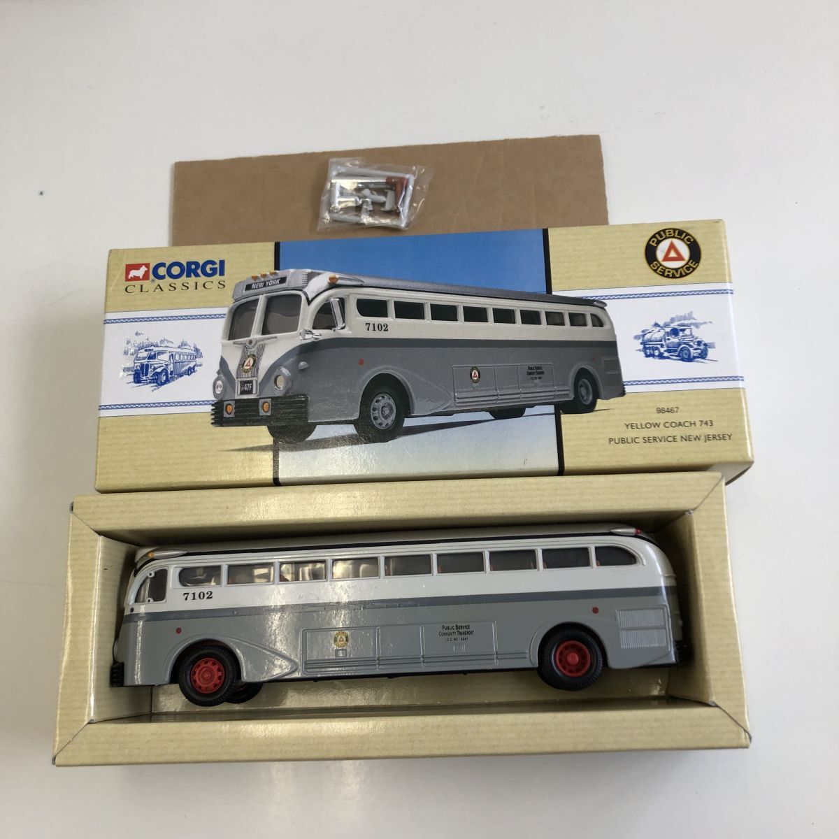 ミニカー CORGI 1/43 98467 1937 YELLOWCOACH 743 Bus バス/52-7
