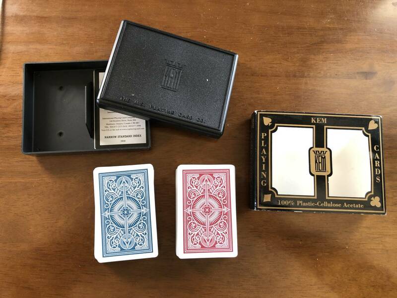 トランプ　USPC オハイオ　Kem Arrow標準インデックスPlaying Cards (Pack of 2)　開封済み　美品