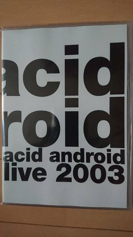 美品DVD☆acid android live 2003/yukihiro(ユッキー)L'Arc～en～Ciel(ラルク)hyde(ハイド)D,ERLANGER/kyo/家/ライブ/ドラム/名曲/大人気