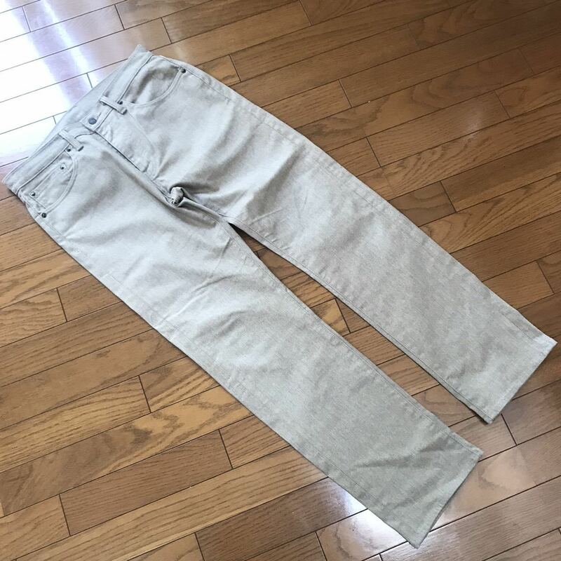 C 美品 LEVI STRAUSS&co. リーバイストラウス メンズパンツ 32インチ相当 ライトベージュ