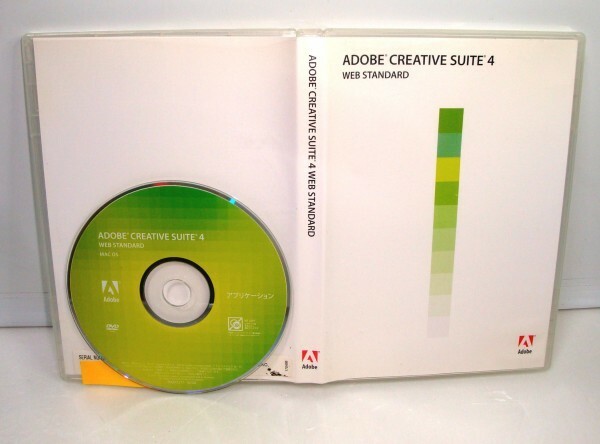 【同梱OK】 Adobe Creative Suite 4 Web Standard for Mac / 日本語版 / DreamWeaver CS4 / Flash CS4 Professional / FireWorks CS4