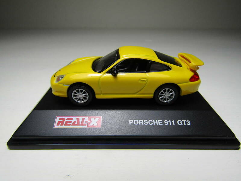 Porsche 911 GT3 1/72 ポルシェ 996型 イエローバード REAL-X 美品 ポルシェデザイン Carrera カレラ Porsche DESIGN スピードイエロー