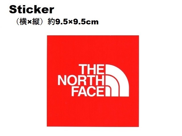ノースフェイス TNF Sticker レッド 新品 ステッカー 防水素材
