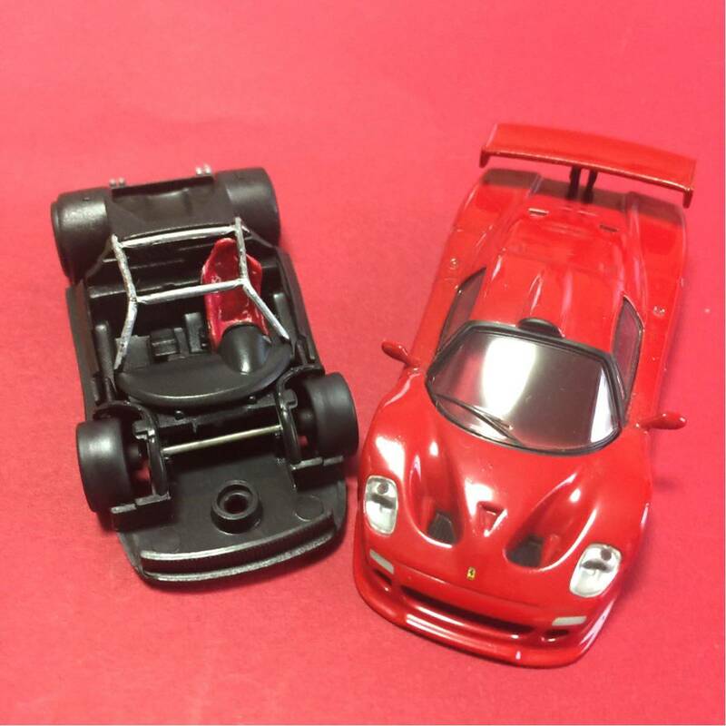京商 1/64 Ferrari F50 GT レッド 改 内装塗装等