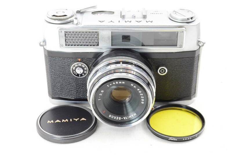 【ecoま】マミヤ Mamiya 35S2 SEKOR T. 48mm F2.8 レンジファインダー フィルムカメラ