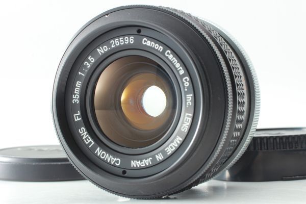 現状品★ キャノン Canon FL 35mm f3.5 Lens 広角 レンズ FD マウント オールドレンズ SLR 一眼レフ フィルム カメラ用 動作OK 曇りあり