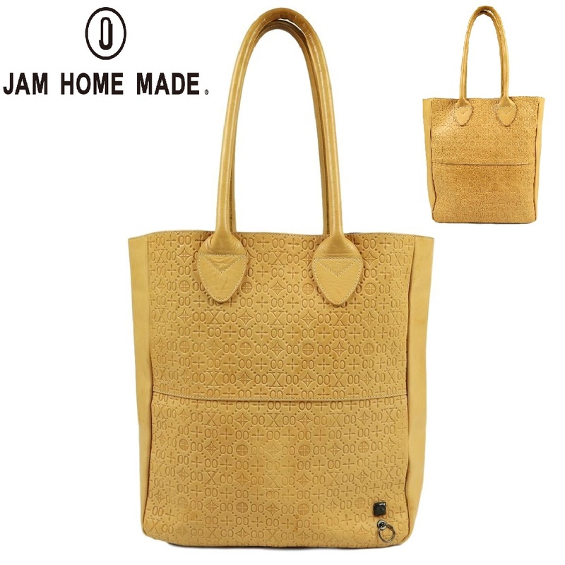 【M182】【美品】JAM HOME MADE &ready made ジャムホームメイド トートバッグ オールレザー レザーバッグ ヌメ革
