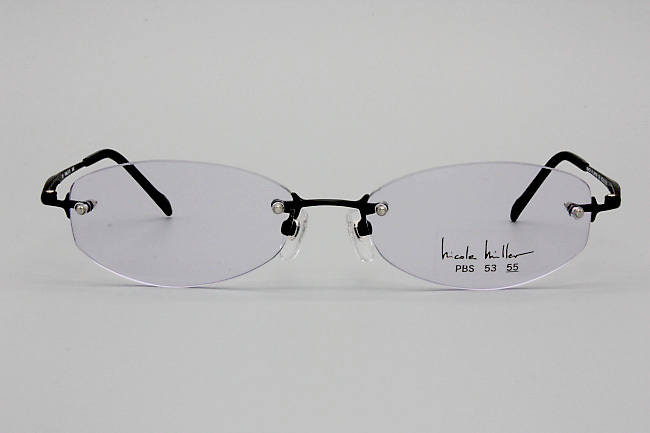 【未使用・新品】HOYA hicole hiller eyewear ヒコル ヒラー ツーポイント NML015 55□17 135 MKBS MADE IN JAPAN HH-03