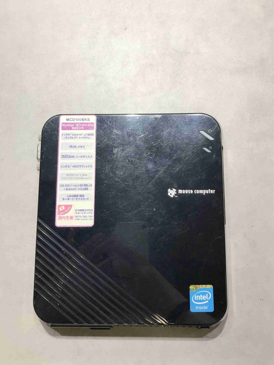 S10428△Mouse Computer Saishiat2+ (J1800) マウスコンピューター【通電のみ】250415