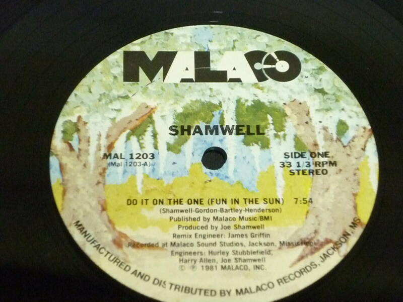 SHAMWELL/DO IT ON THE ONE (Fun In The Sun) 12/インチ/美品/US盤/DISCO/Boogie