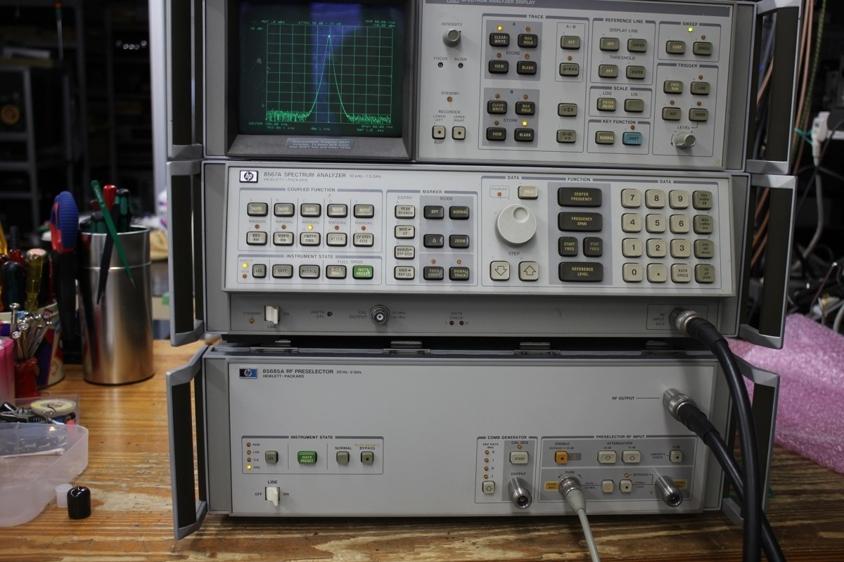 【正常動作品】HP 85685A 20Hz-2GHz RFプリセレクタ