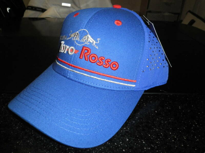 F1 スクーデリア トロ ロッソ ホンダ レーシングチームキャップ 水色 帽子 調整可能フリーサイズ 新品 即決