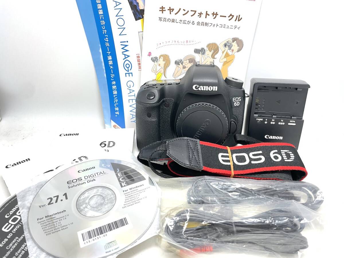 21216●CANON EOS 6D 付属品多数