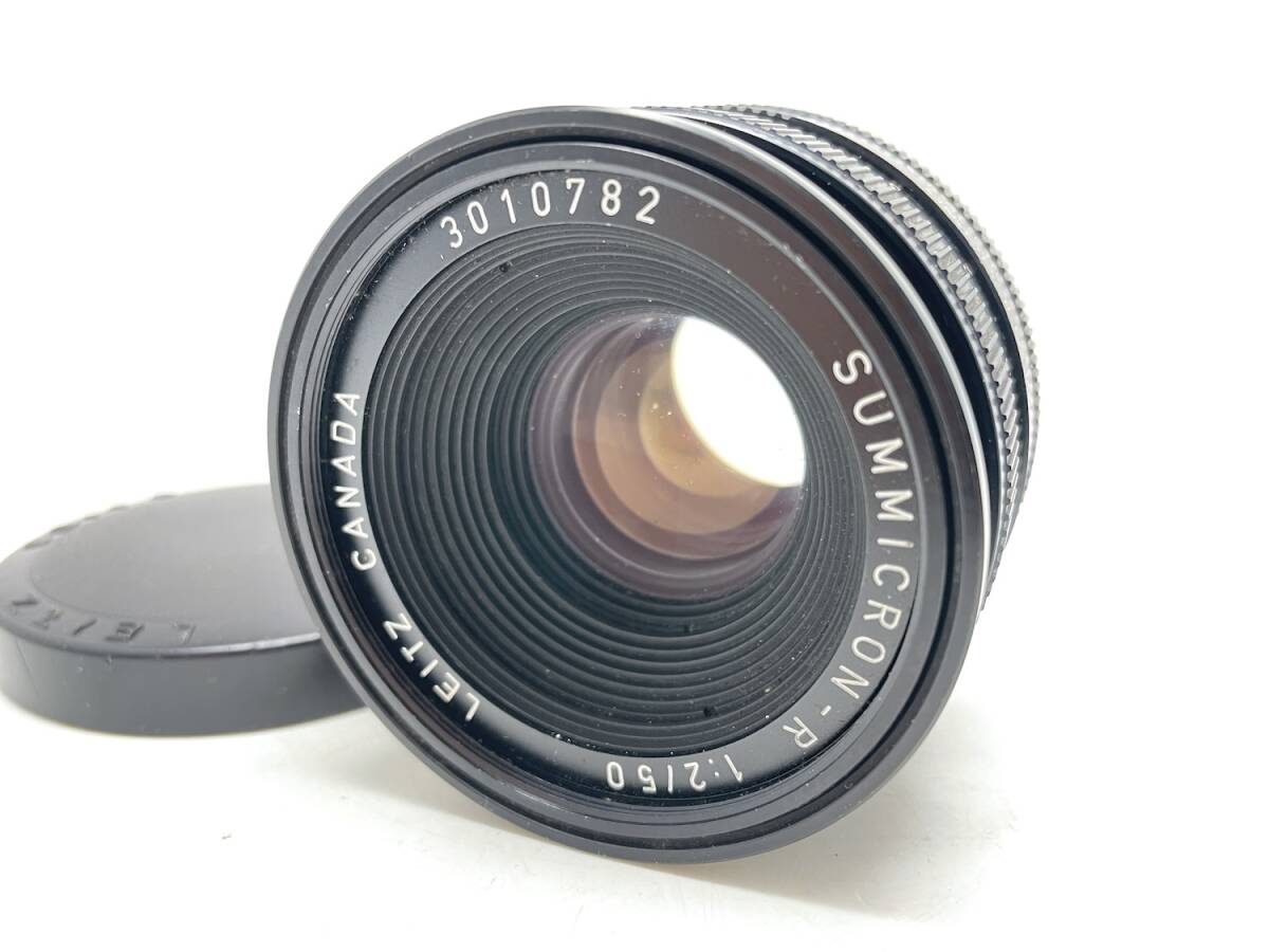 21228●LEITZ CANADA SUMMICRON-R 1:2/50 FOR LEICA R ONLY LENS MADE IN CANADA