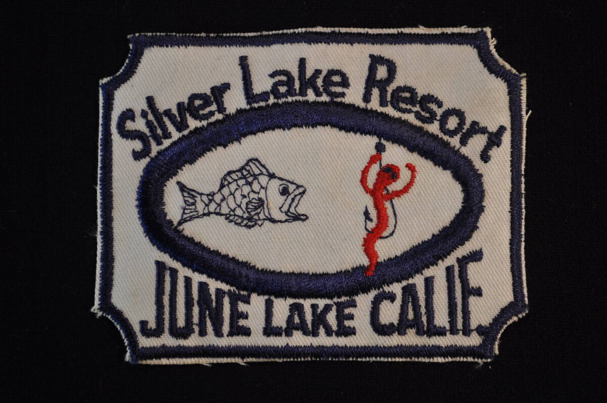 インテージ　アメリカ企業　パッチ　ワッペン　SILVER LAKE RESORT　JUNE LAKE CALIF.