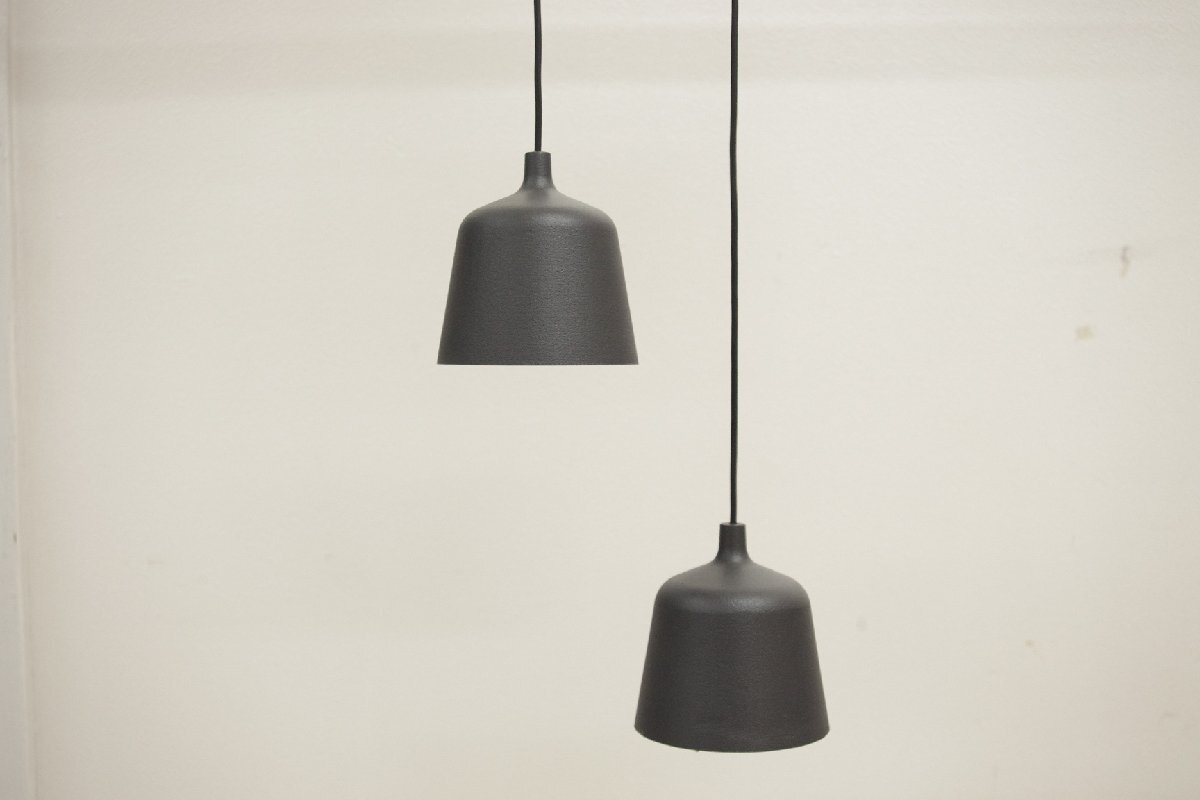 DAIKO ペンダントライト DPN-40439Y 直径11cm LED 黒色 2個セット 2017年製 定価総額5.6万 リビング 照明 モダン シンプル ※要工事