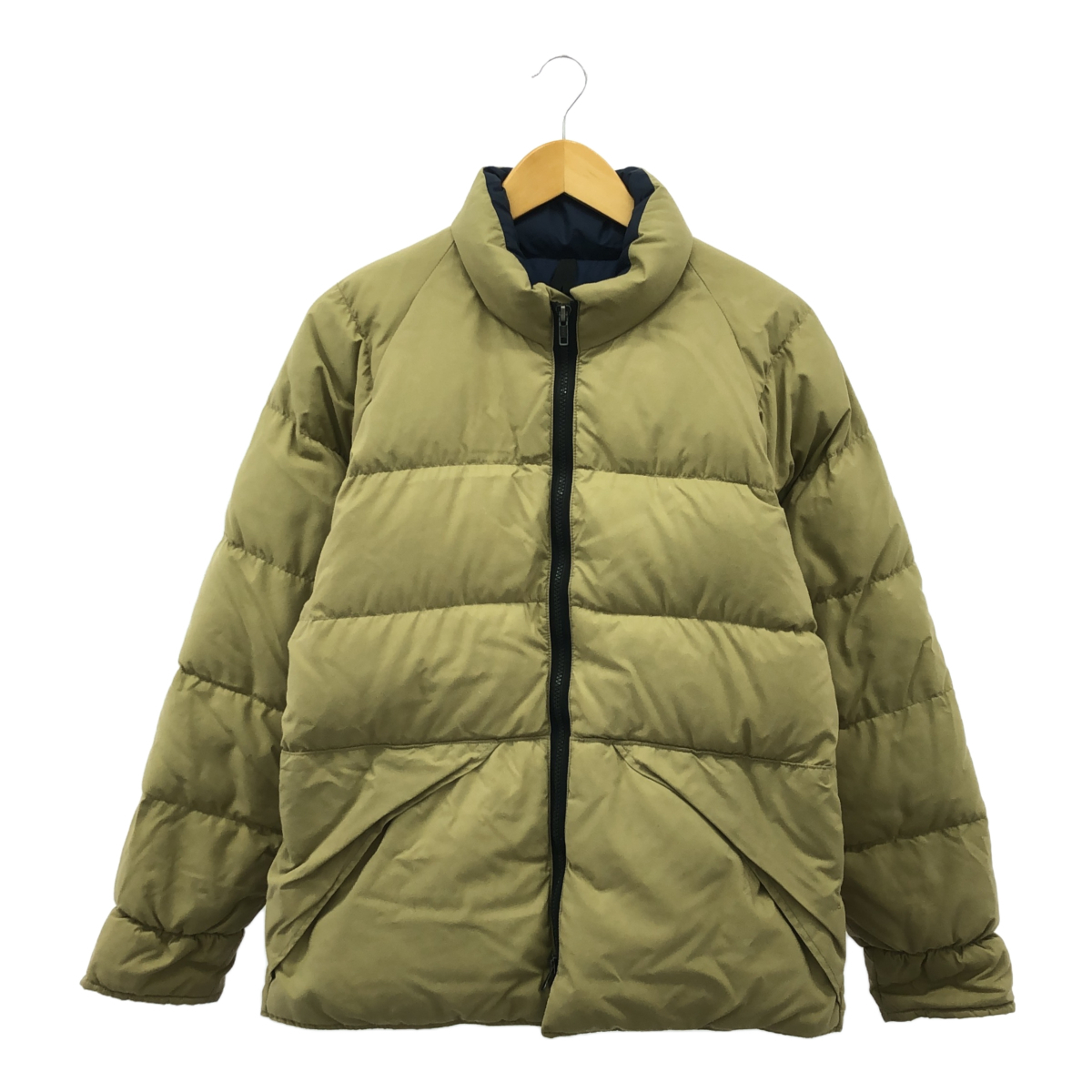 ◆中古品◆Marmot マーモット 70’S ダウンジャケット ラッコタグ Mサイズ メンズ ベージュ系 ナイロン Q86100NSP