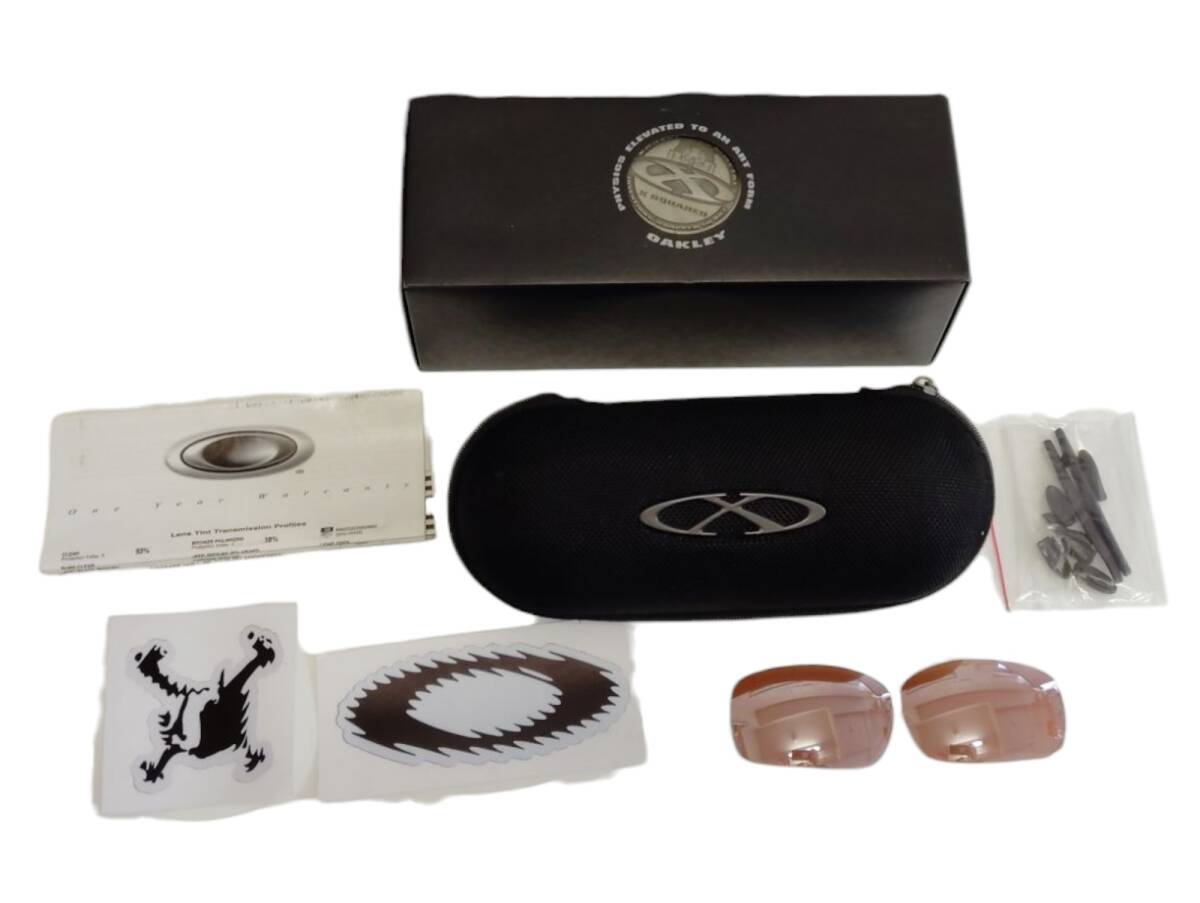 【中古品】 OAKLEY オークリー X-SQUARED エックススクエアード Polished Carbon 58□20 140 サングラス 箱有 W88771RD