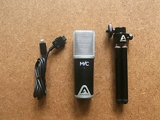 高音質　APOGEE アポジー IPAD/IPHONE用　コンデンサーMIC　電源不要　送料410円　使用少