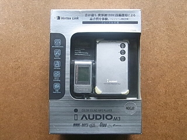 希少 COWON iAUDIO M3 HDDオーディオプレーヤー 40GB 元箱/付属品付　送料630円～ ほぼ未使用