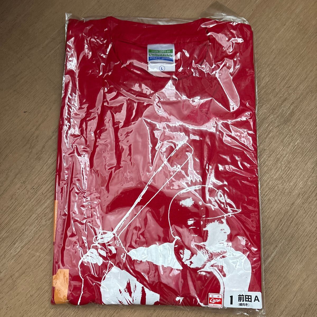 未開封品　 広島東洋カープ　前田智徳　　1番　Ａ　横向　Tシャツ　　Lサイズ　　