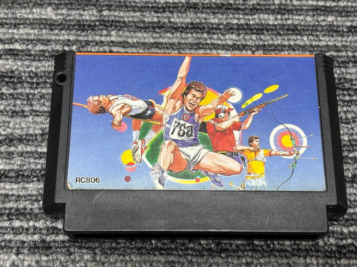 ファミコン カセット ソフト コナミ ハイパースポーツ KONAMI HYPER SPORTS FC