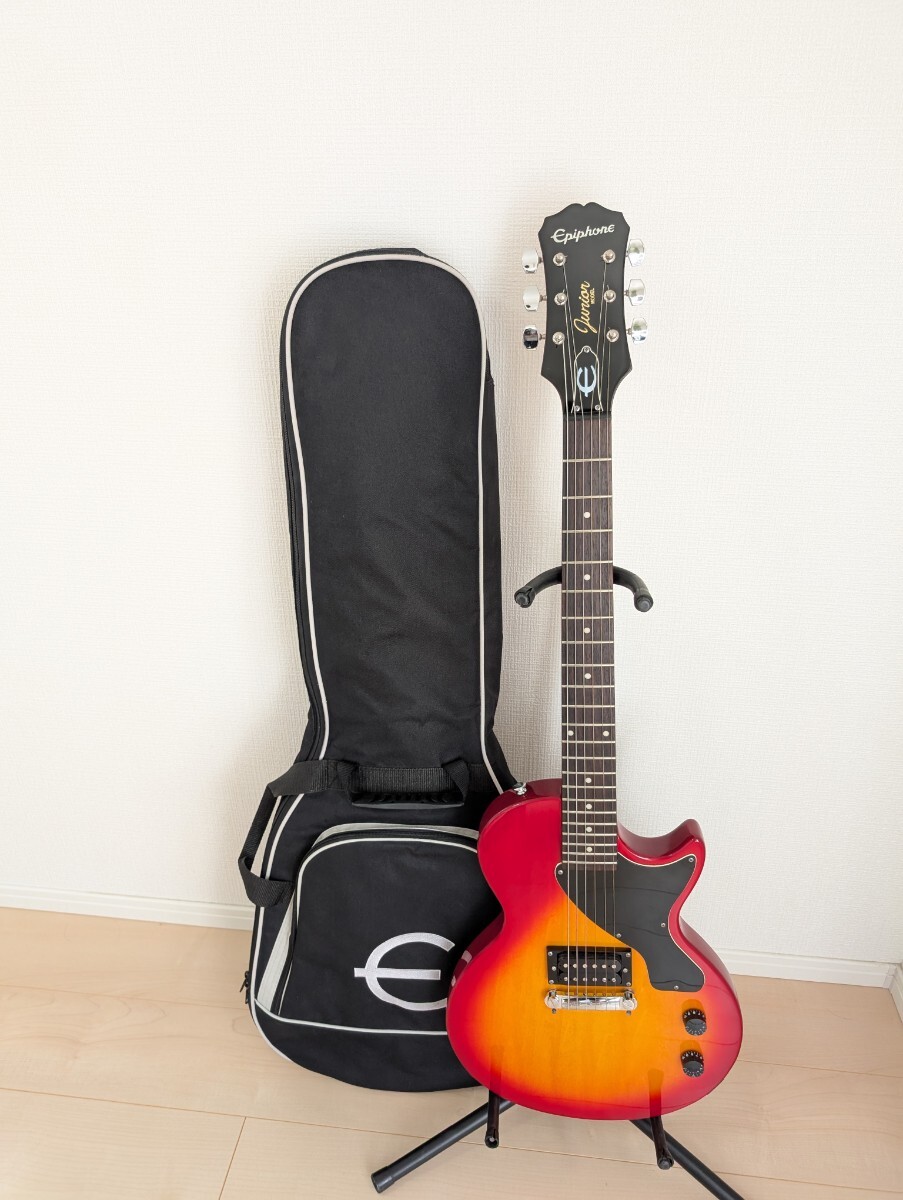 【動作確認済・美品】エピフォン Epiphone レスポール ジュニア Les Paul Junior 