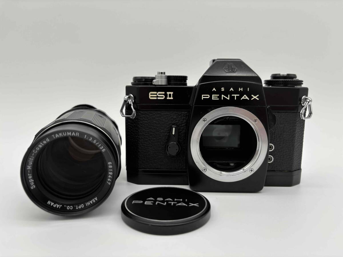 ★ASAHI PENTAX ES II / Super-Multi-Corted TAKUMAR 135mm F3.5 ペンタックス #112