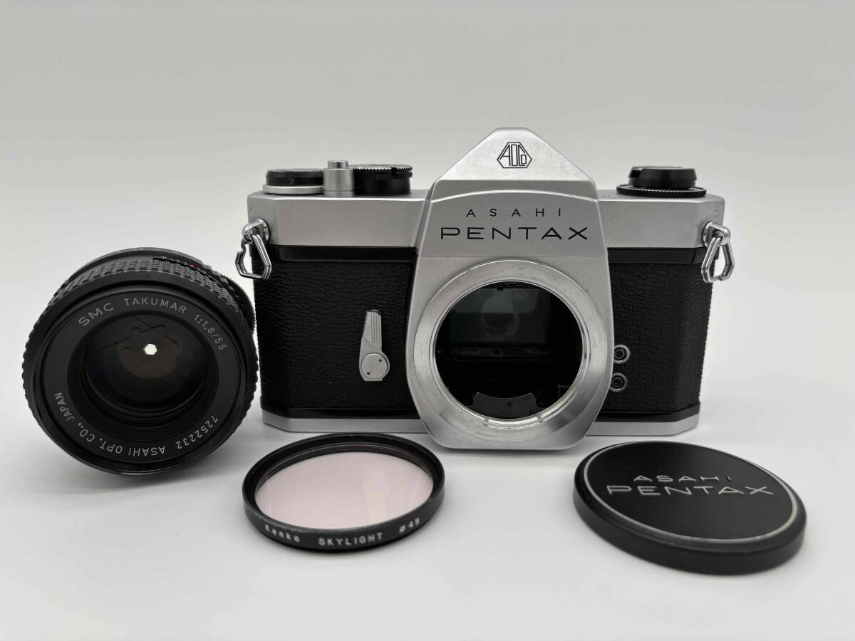 ★ASAHI PENTAX SL / SMC TAKUMAR 55mm F1.8 ペンタックス レンズ付き #140