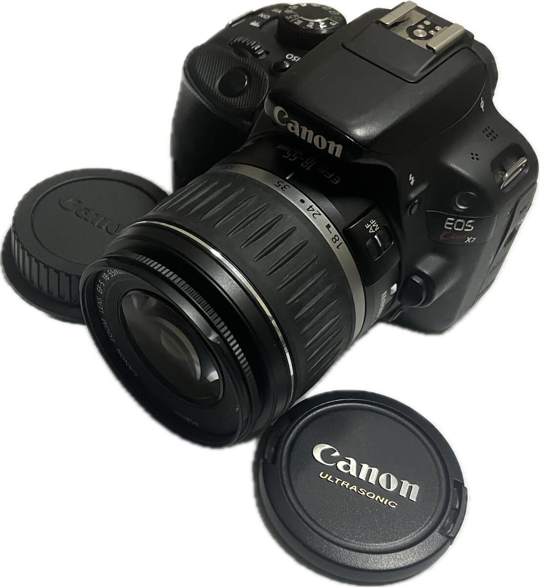 ★極上美品★ キャノン CANON EOS KISS X7 EF-S 18-55mm F3.5-5.6 II #16520661