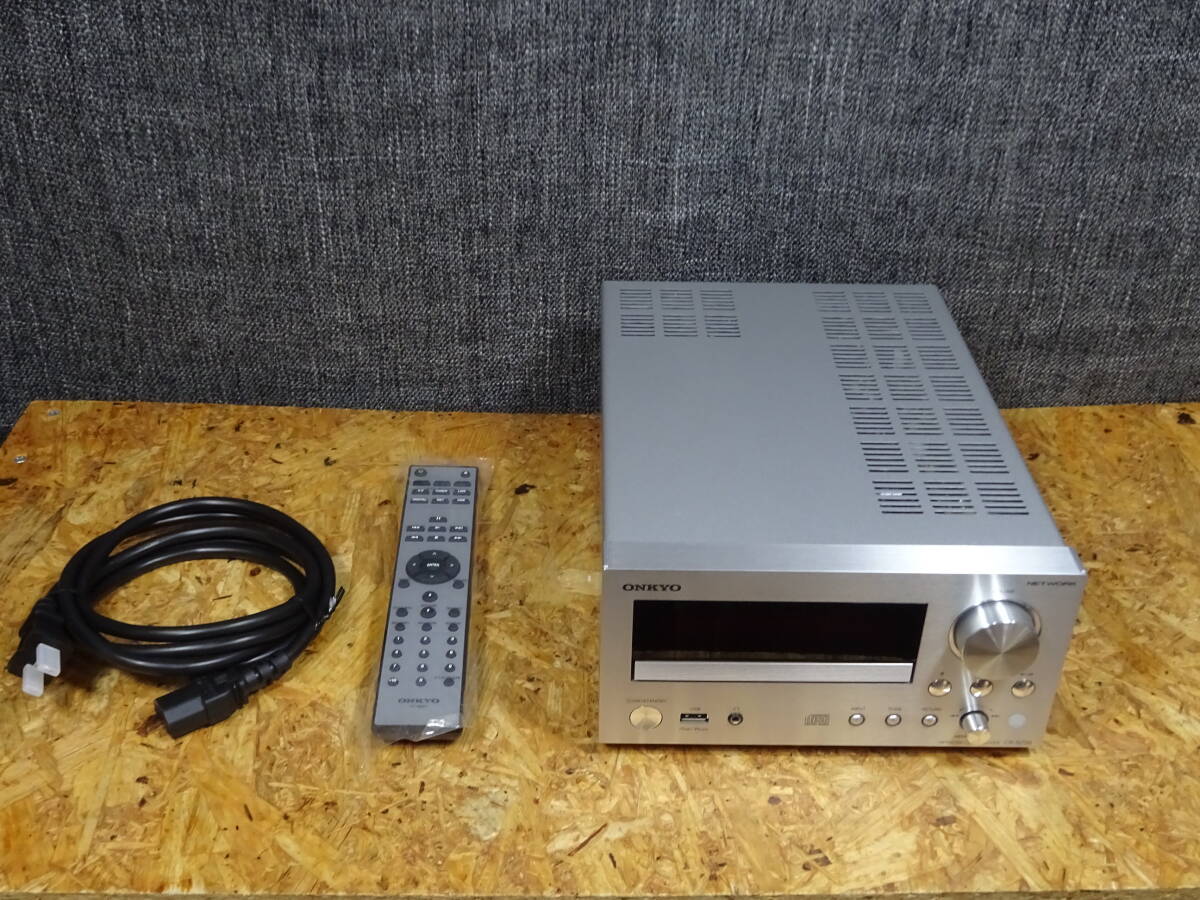 送料無料 ONKYO CR-N755 ネットワークCDレシーバー リモコン付き 動作良好 極美品