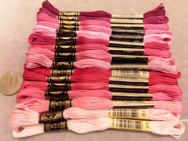 ☆刺繍糸☆刺しゅう糸17N21A☆ＤＭＣ２５番３☆１６本