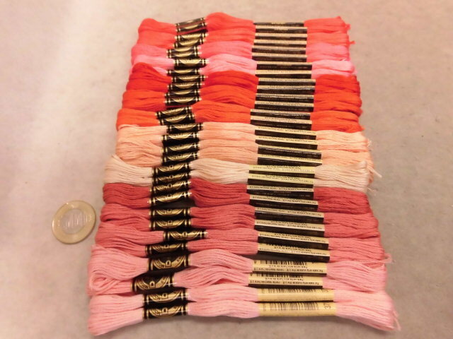 ☆刺繍糸☆刺しゅう糸17N19W☆ＤＭＣ２５番１☆３０本